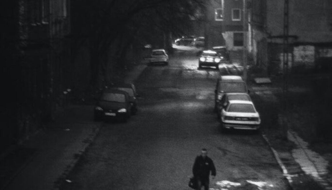 b w street